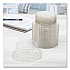 Flat-Top Dome PET Plastic Lids, For 6 oz to 10 oz Containers, 3.96