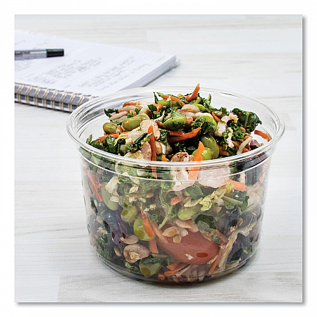 Bare Eco-Forward RPET Deli Containers, ProPlanet Seal, 16 oz, 4.6