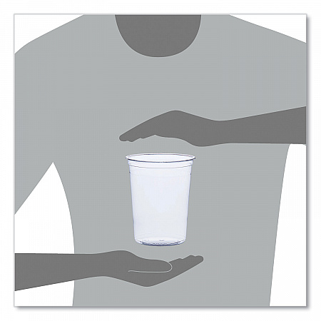 Bare Eco-Forward RPET Deli Containers, ProPlanet Seal, 32 oz, Clear, Plastic, 50/Pack, 10/Carton (DM32R)