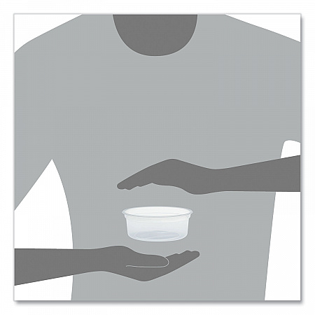 MicroGourmet Food Container, 8 oz, 4.1