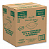 PresentaBowls Pro Clear Square Bowl Lids, Large Vented Square, 8.5 x 8.5 x 1, Clear, Plastic, 63/Bag, 4 Bags/Carton (PP2464BDL)