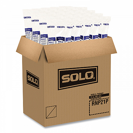 Double-Sided Poly (DSP) Paper Cold Cups, 21 oz, White, 1,000/Carton (RNP21P2050)
