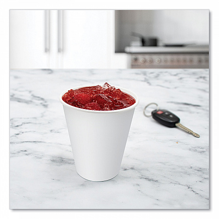 Double-Sided Poly (DSP) Paper Cold Cups, 12 oz, White, 2,000/Carton (RP12SP2050)