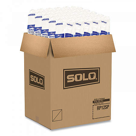 Double-Sided Poly (DSP) Paper Cold Cups, 12 oz, White, 2,000/Carton (RP12SP2050)