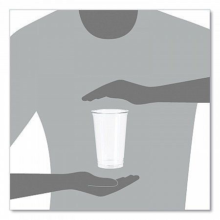 Ultra Clear PETE Cold Cups, 20 oz, Plastic, Clear, 50/Sleeve, 20 Sleeves/Carton (TN20)