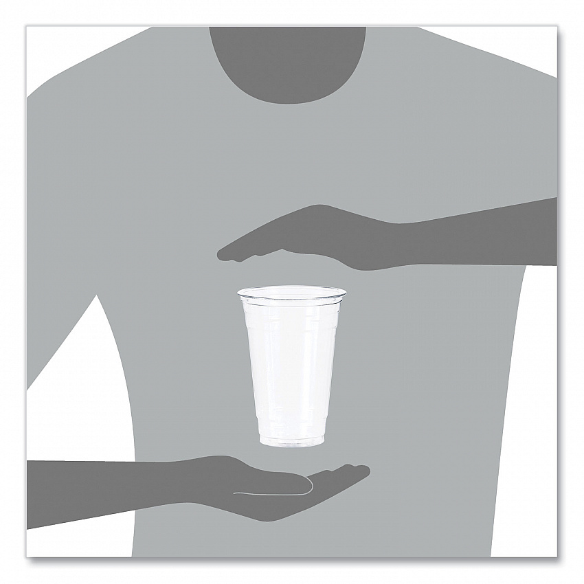 Ultra Clear Cups, 20 oz, Plastic, 50/Bag, 12 Bags/Carton (TP20)