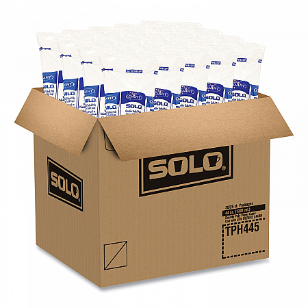 Double Sided Poly (DSP) Paper Cold Cups, 44 oz, White, 500/Carton (TPH445P2050)