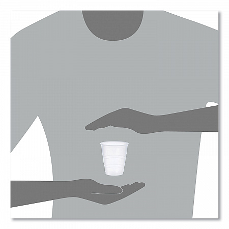 High-Impact Polystyrene Cold Cups, 5 oz, Plastic, Translucent, 100/Pack (Y5PK)