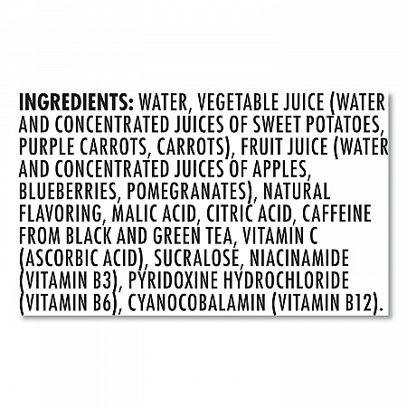 V8 Plus ENERGY, Pomegranate Blueberry, 8 oz Can, 24/Carton (35100014)