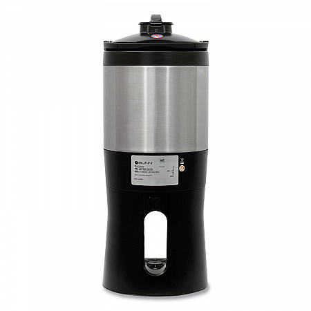 ThermoFresh Server with Mechanical Sight Gauge, 128 oz, Silver/Black (440000200)