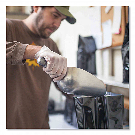 Industrial Vinyl Gloves, Powder-Free, Small, 3 mil Thick, 9.5