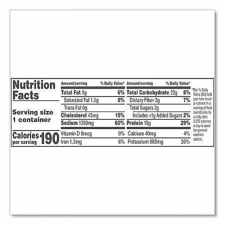 Chunky Classic Chicken Noodle Bowl,15.25 oz Bowl, 8/Carton (35100003)