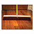 Poly Push Broom Kit, 24 x 60, Polypropylen Bristles, Metal Handle, Maroon/Yellow (20324KIT)
