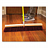 Poly Push Broom Kit, 24 x 60, Polypropylen Bristles, Metal Handle, Maroon/Yellow (20324KIT)