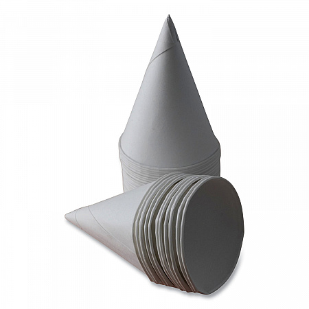 Cone Cups, 4.5 oz, Sugarcane, White, 5,000/Carton (CC45)