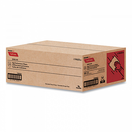 Tuff-Job S600 High Performance Wipers, 12 x 13, 50/Bag, 18 Bags/Carton (W620)