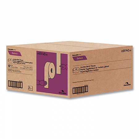 Select Jumbo Bath Tissue, Septic Safe, 2 Ply, 3.3