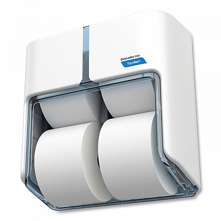Tandem No Touch High Capacity Bath Tissue Dispenser, 12.6 x 6.6 x 12, White (C315)