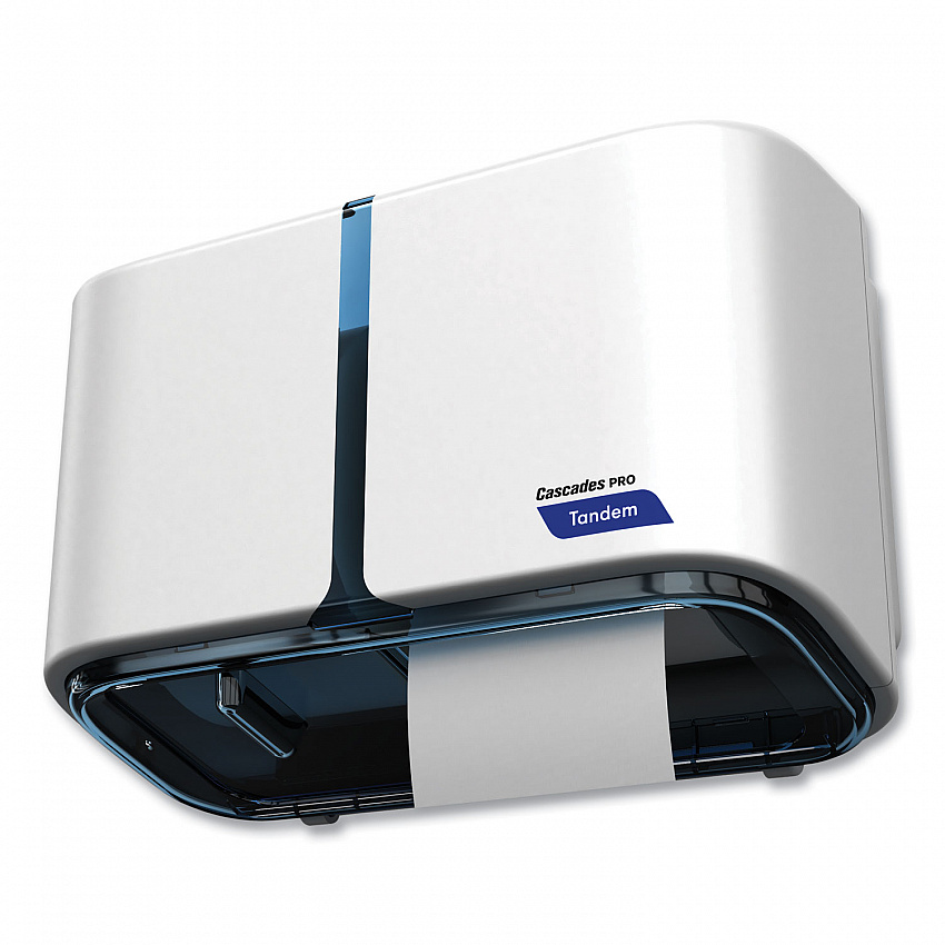 Tandem No Touch High Capacity Bath Tissue Dispenser, 12.5 x 6.6 x 7.2, White (C313)