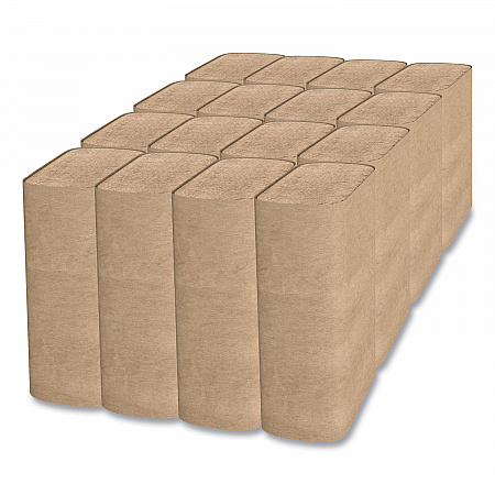 Select Folded Towels, Multifold, 1-Ply, 9 x 9.45, Natural, 250/Pack, 16 Packs/Carton (H175)