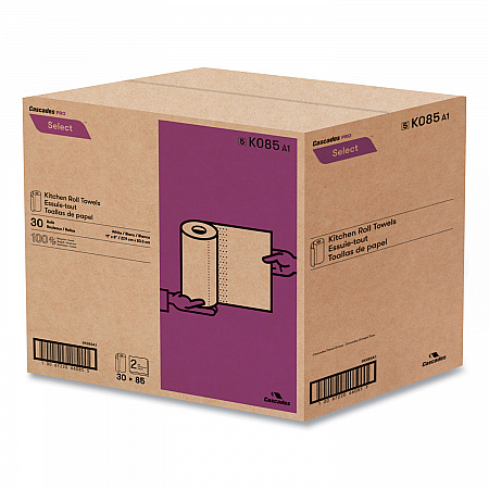 Select Kitchen Roll Towels, 2-Ply, 8 x 11, 85/Roll, 30/Carton (K085)