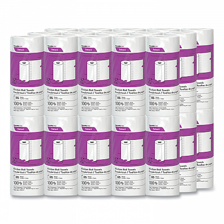 Select Kitchen Roll Towels, 2-Ply, 8 x 11, 85/Roll, 30/Carton (K085)