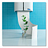 Tandem No Touch High Capacity Bath Tissue Dispenser, 7 x 6.6 x 12, White (C311)