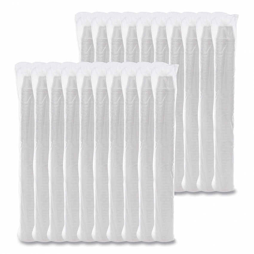 Bowl Containers, 4 oz, White, Foam, 1,000/Carton (4J6)