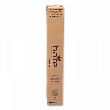 Cone Water Cups, Chipboard Box Inner Packaging, ProPlanet Seal, 4 oz, Paper, White, 200/Bag, 25 Bags/Carton (4R2050)