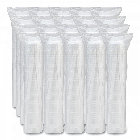 Insulated Foam Bowls, 5 oz, White, 50/Pack, 20 Packs/Carton (5B20)