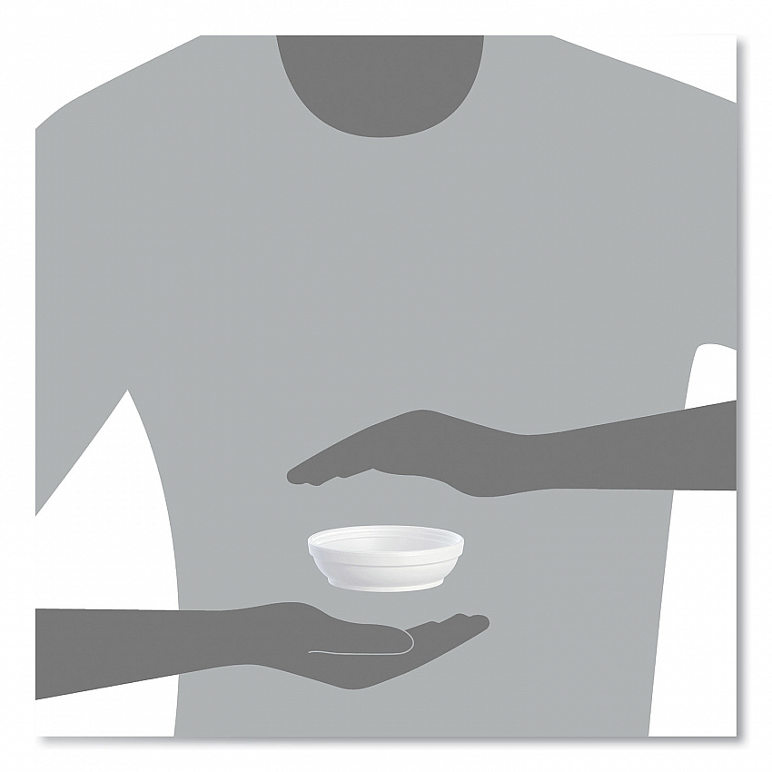 Insulated Foam Bowls, 5 oz, White, 50/Pack, 20 Packs/Carton (5B20)
