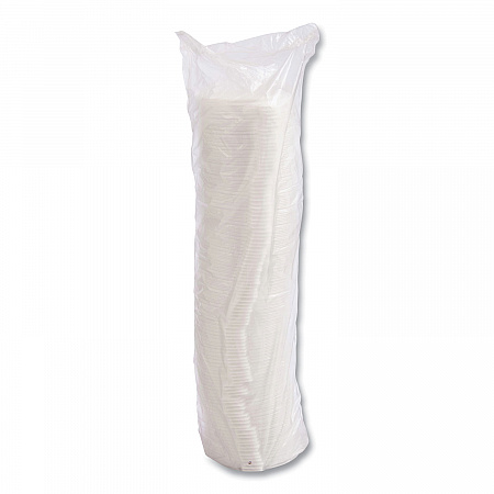 Lift n' Lock Plastic Hot Cup Lids, Fits 10 oz Hot Cups, White, 1,000/Carton (10FTL)