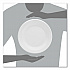 Concorde Foam Plate, 10.25