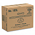 Plastic Cold Cup Lids, Fits 10 oz Cold Cups, Translucent, 100/Pack, 10 Packs/Carton (10SL)