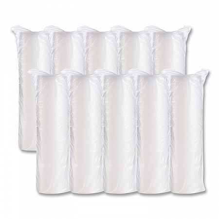 Plastic Cold Cup Lids, Fits 10 oz Cold Cups, Translucent, 100/Pack, 10 Packs/Carton (10SL)