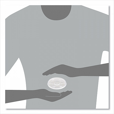 Plastic Cold Cup Lids, Fits 10 oz Cold Cups, Translucent, 100/Pack, 10 Packs/Carton (10SL)