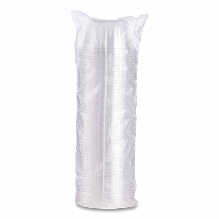 Dome-Top Sundae/Cold Cup Lids, Fits 6 oz/8 oz/12 oz Cold Cups, Plastic, Clear, 50/Pack, 20 Packs/Carton (12HDLC)