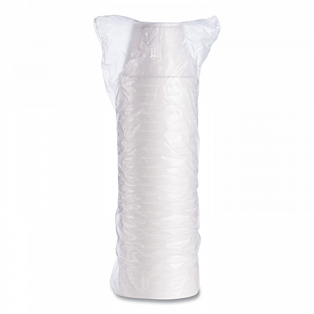 Food Containers, 12 oz, White, Foam, 25/Bag, 20 Bags/Carton (12SJ20)