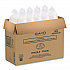 Plastic Lids for Foam Cups/Bowls/Containers, Flat with Straw Slot, Fits 6 oz to 14 oz, Translucent, 100/Pack, 10 Packs/Carton (12SL)