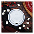 Cappuccino Dome Sipper Lids, Fits 12 oz to 24 oz Hot Cups, Plastic, White, 1,000/Carton (16EL)