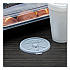 Lift n' Lock Plastic Hot Cup Lids With Straw Slot, Fits 12 oz to 24 oz Hot Cups, Plastic, Translucent, 100/Pack, 10 Packs/CT (16FTLS)