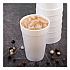 Foam Drink Cups, 16 oz, White, 20/Bag, 25 Bags/Carton (16J165)