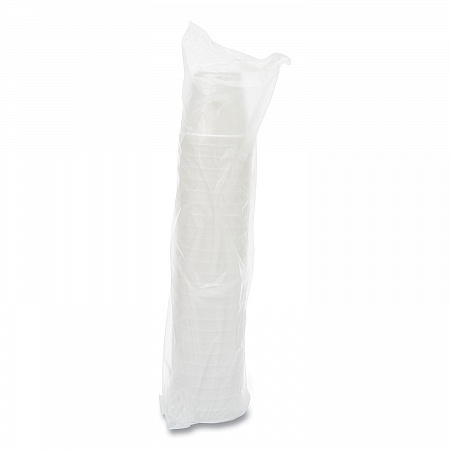 Foam Containers, Squat, 16 oz, White, 25/Bag, 20 Bags/Carton (16MJ20)