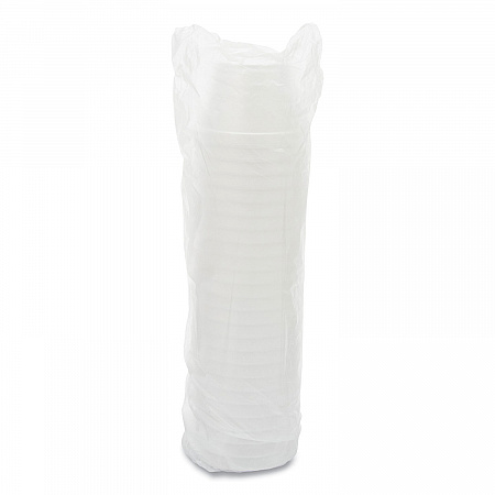 Foam Containers, Extra Squat, 16 oz, White, 25/Bag, 20 Bags/Carton (16MJ32)