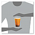 Fusion Escape Foam Hot/Cold Cups, 16 oz, Brown/Black, 1,000/Carton (16U16ESC)