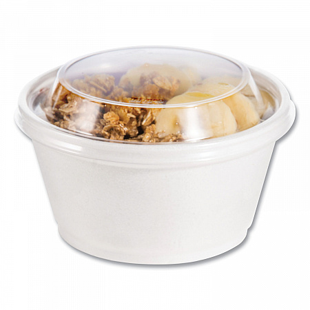 Plastic Dome Lid, Fits 5 oz to 32 oz Hot Cups/Containers, Clear, 100/Pack, 10 Packs/Carton (20DLCR)