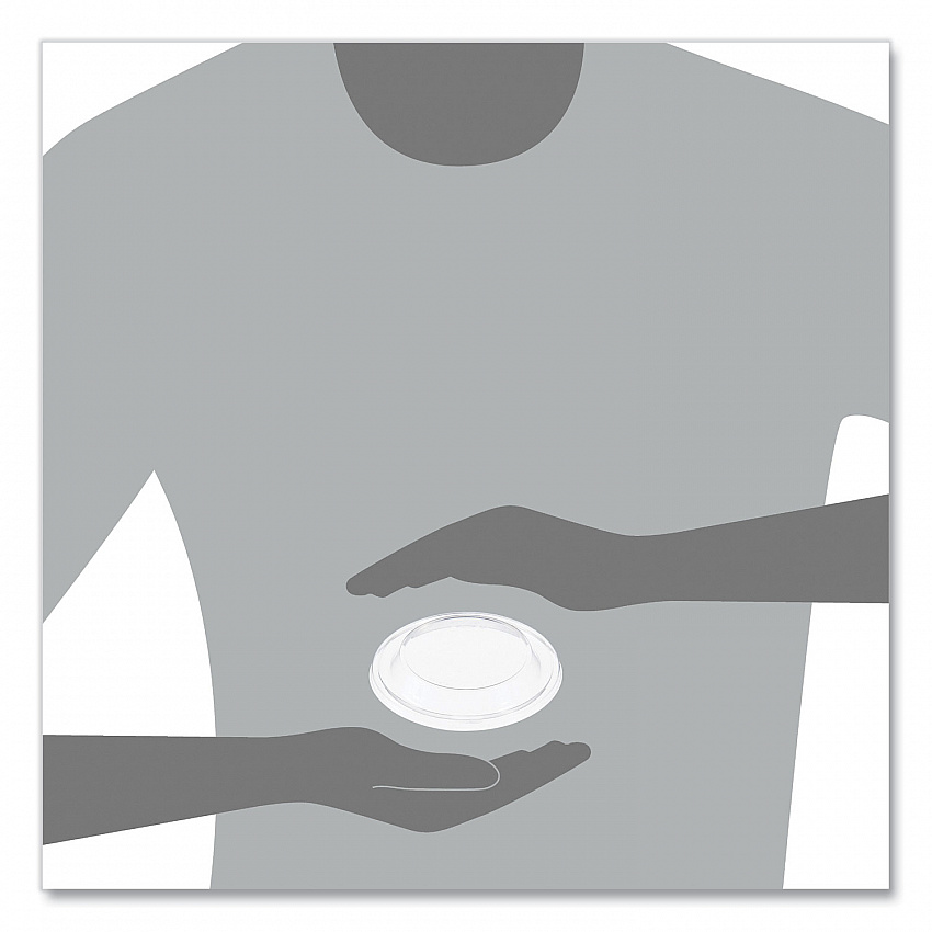 Plastic Dome Lid, Fits 5 oz to 32 oz Hot Cups/Containers, Clear, 100/Pack, 10 Packs/Carton (20DLCR)