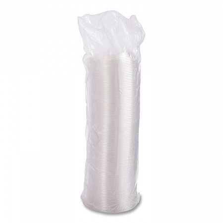 Plastic Dome Lid, Fits 5 oz to 32 oz Hot Cups/Containers, Clear, 100/Pack, 10 Packs/Carton (20DLCR)