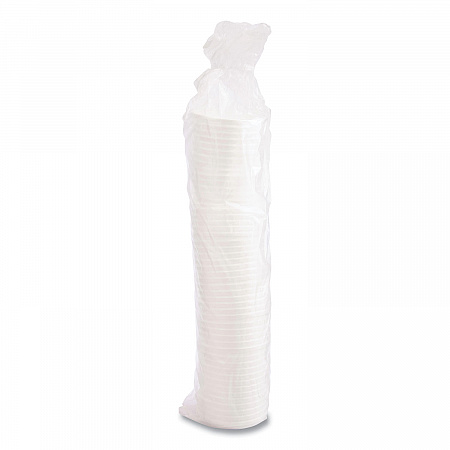 Vented Foam Lids, Fits 6 oz to 32 oz Hot Cups, White, 50/Pack, 10 Packs/Carton (20RL)