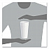 Foam Drink Cups, Hot/Cold, 24 oz, White, 25/Bag, 20 Bags/Carton (24J16)